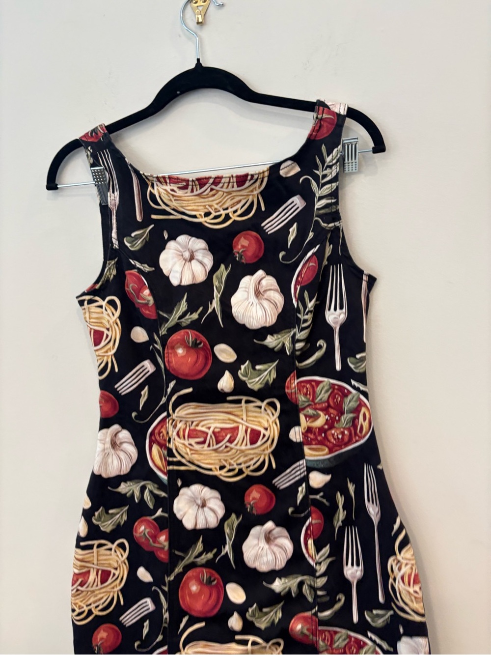Lisa says gah style fashion nova spaghetti novelty print dress large new - Picture 4 of 7
